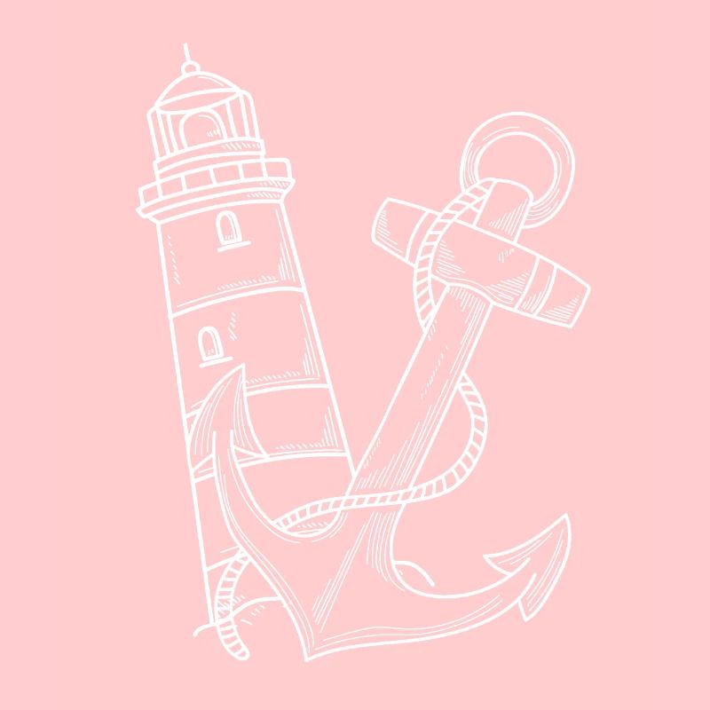 Leuchtturm Anker Maritim