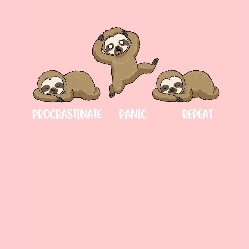 Procrastinate Panic Procrastination Gift