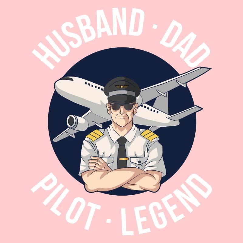 Husband Dad Pilot Legend Pilot Geschenk