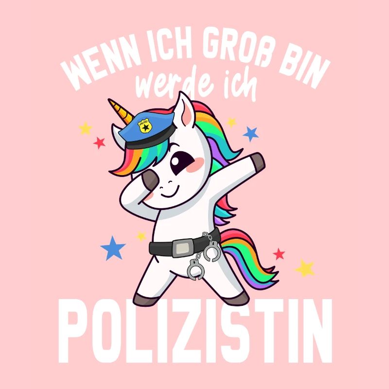 Wenn ich gross bin werde ich Polizistin Einhorn