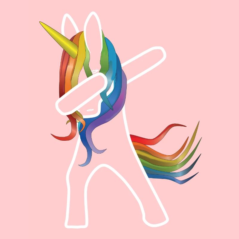 Licorne dabbing transparent