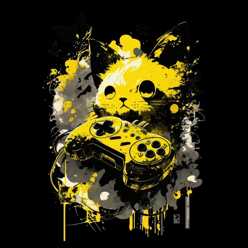 Gaming Cat – Graffiti Style