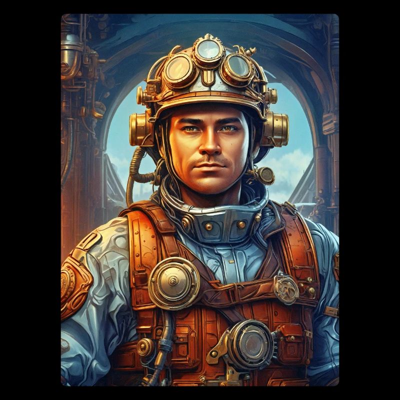Steampunk Firefighter Man 1.25