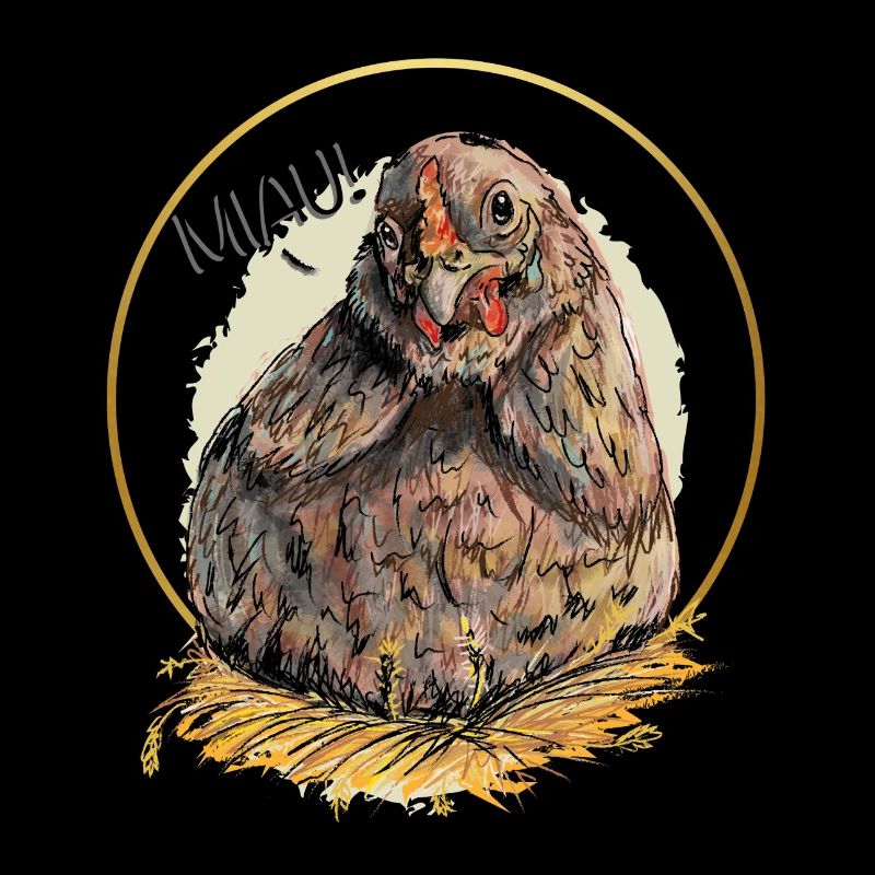 Meowing Easter Chicken