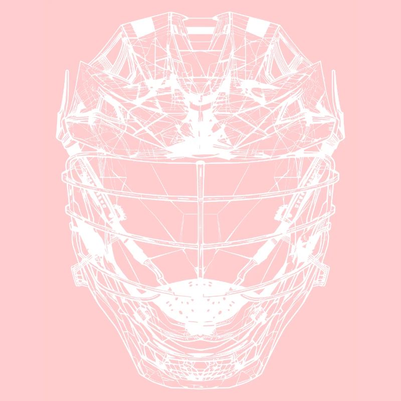 Lacrosse Helm Line Art