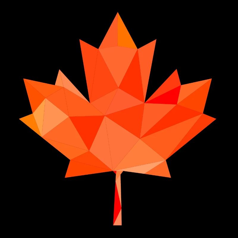 Feuille d'érable Canada LowPolyArt [LpA]