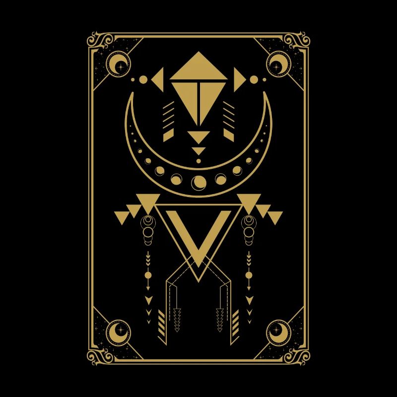 Carte de Tarot Lune Tarot Lune