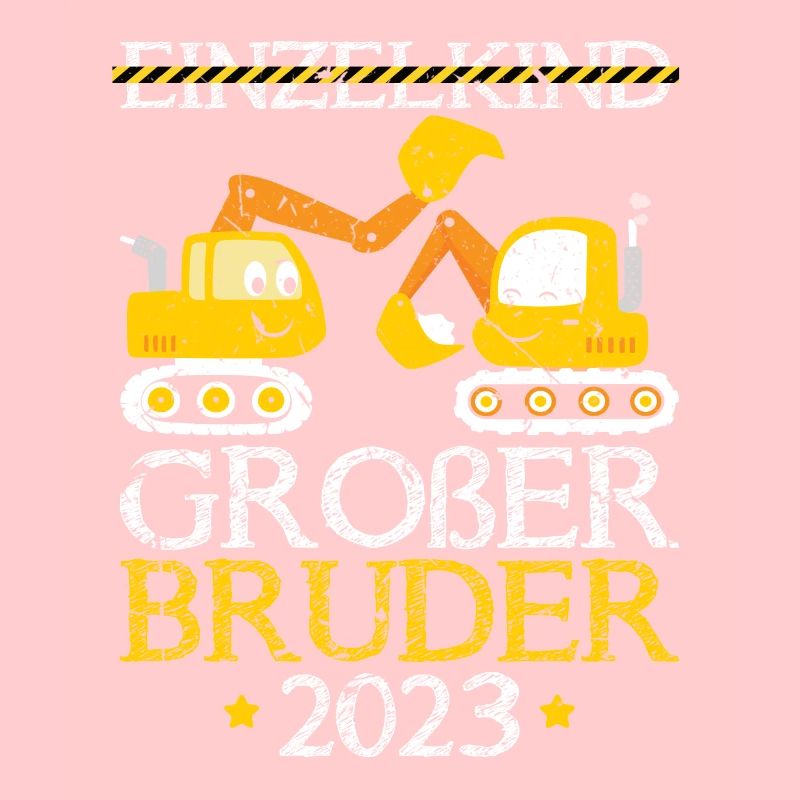Einzelkind Großer Bruder 2023 Bagger