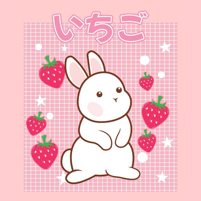 Cottagecore Erdbeermilch Otaku Anime Japanischer M