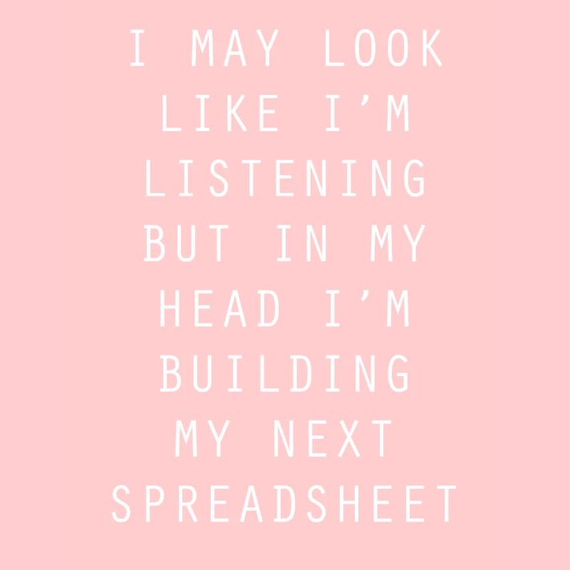 Spreadsheet Obsessed