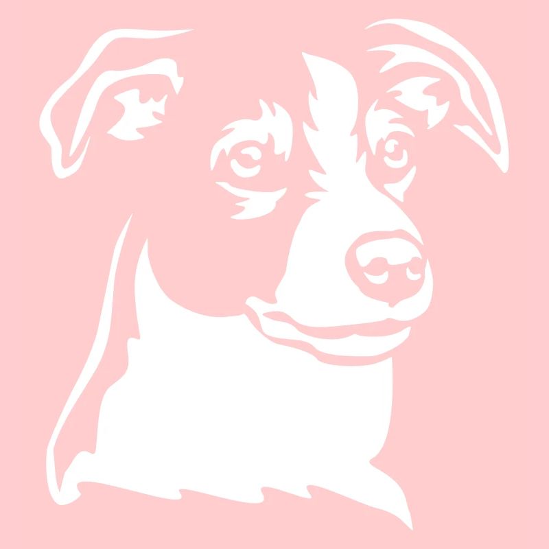Jack Russell Terrier Kopf "Black Edition"