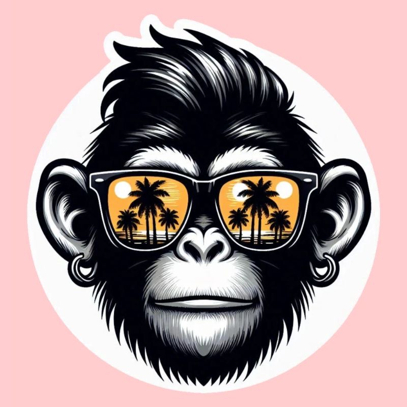 Lunettes de singe Palmiers