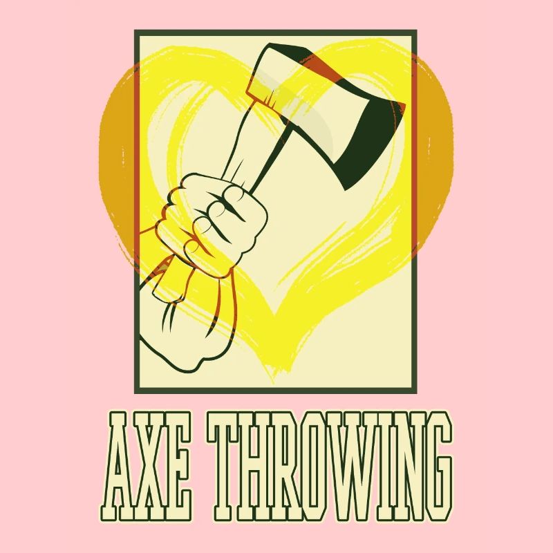 Axtwerfen Axt Werfen Axe Throwing Sport Doppelaxt