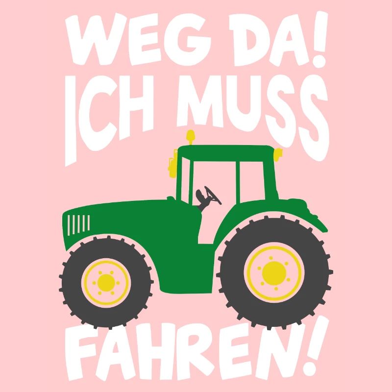 Weg da ich muss Traktor fahren Kinder Geschenkidee