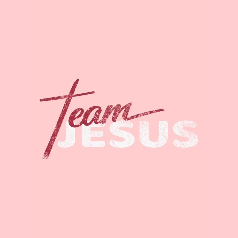 Super Jesus Team Distressed Print Tee