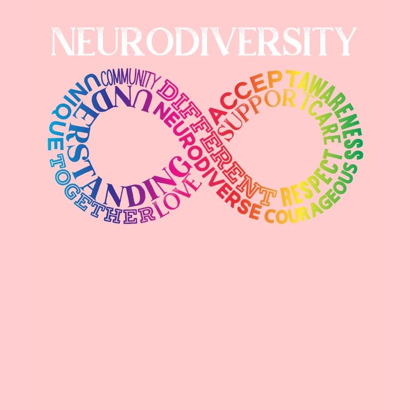 Neurodiversité Neurodivergent Rainbow Infinity