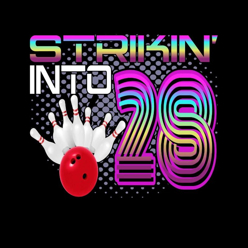 Frapper dans 28 Bowling Bowler 28e anniversaire