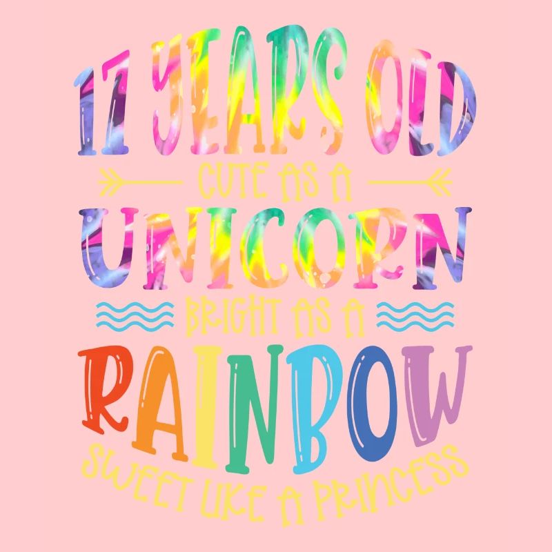 17 ans mignon comme une licorne brillant comme