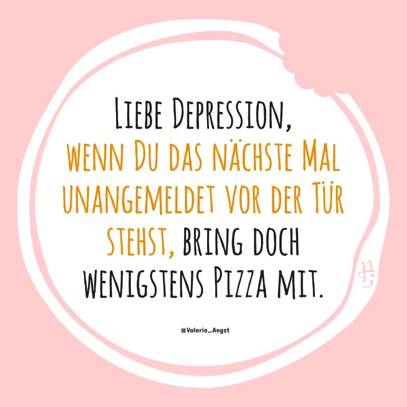 Depression Pizza black-yellow