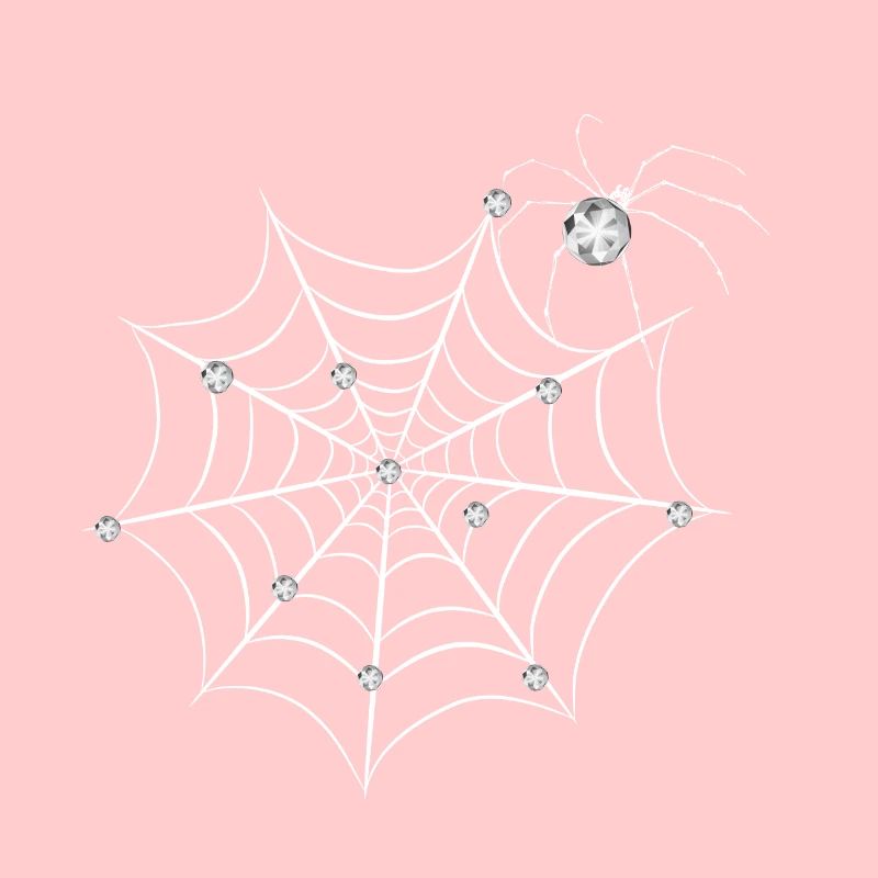 Diamond spiderweb