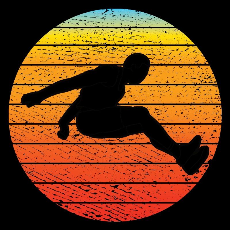 Weitsprung Dreisprung Weitspringer Sportlehrer