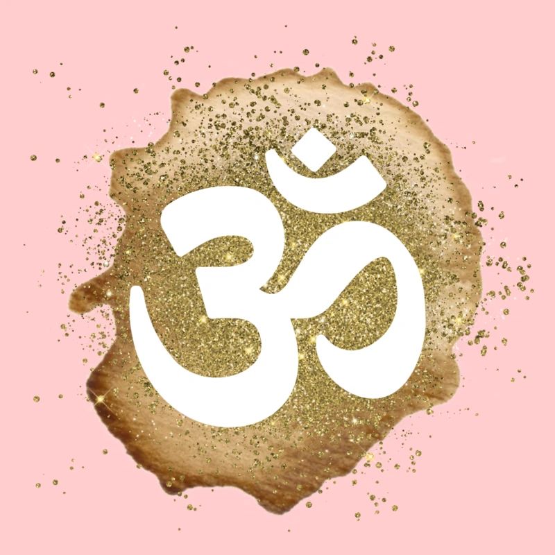 om sign gold earth elements