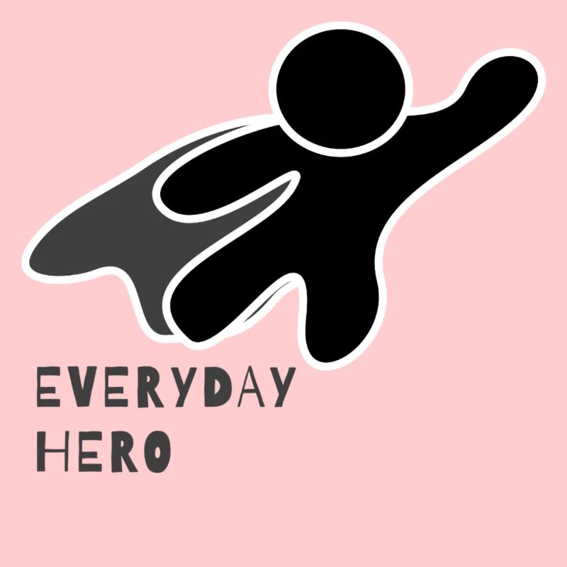Wenn du auch ein Everyday Hero bist (schwarz/grau)