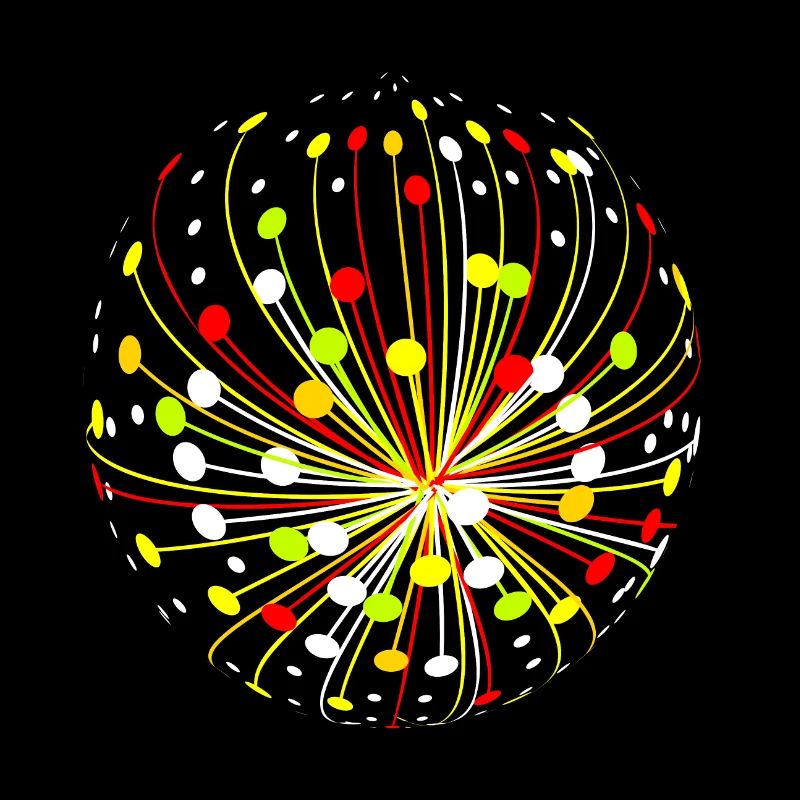 Multi Color Abstract Explosion