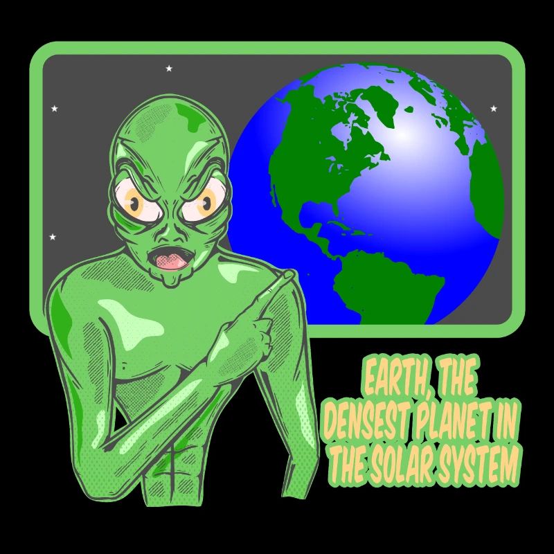 Die Erde ist ein dichter Planet