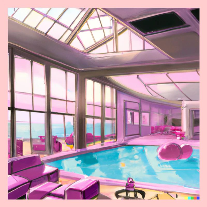 Lounge mit Pool