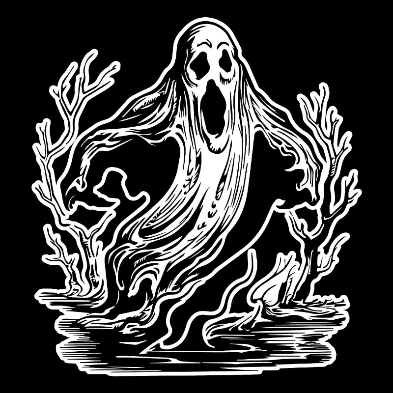 Ghost Ghosts Witching Hour Halloween