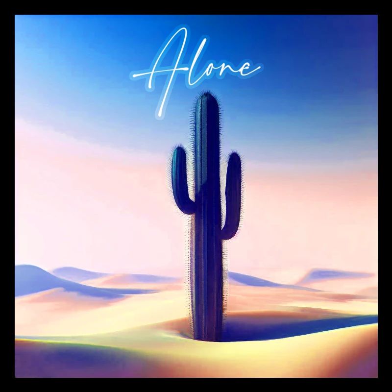 Alone cactus