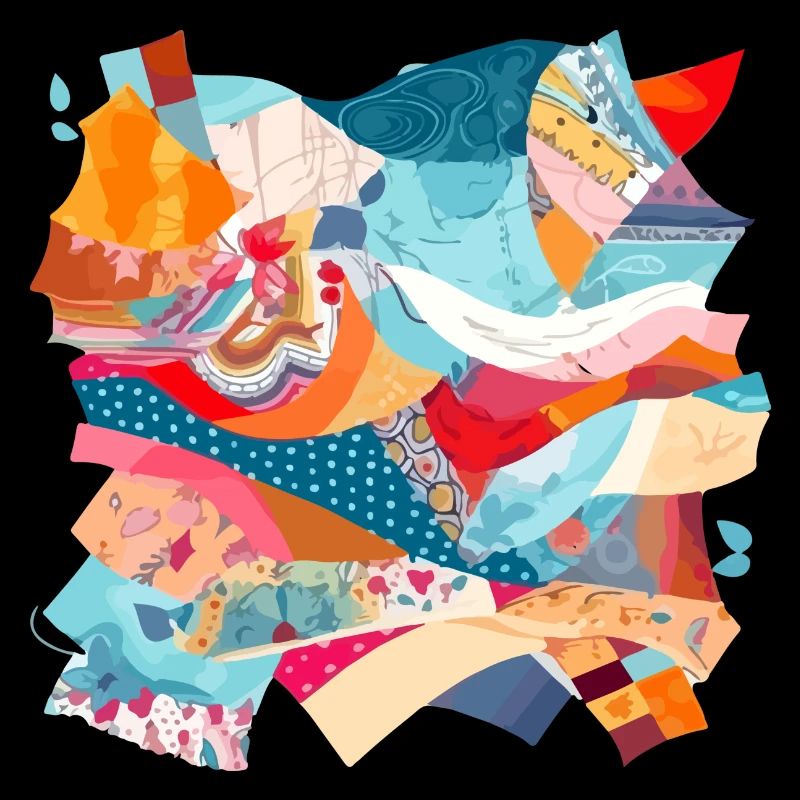 Patchwork aus Stoff Nr. 3