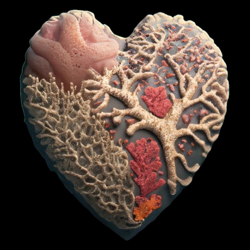 Coeur de pierre de la mer