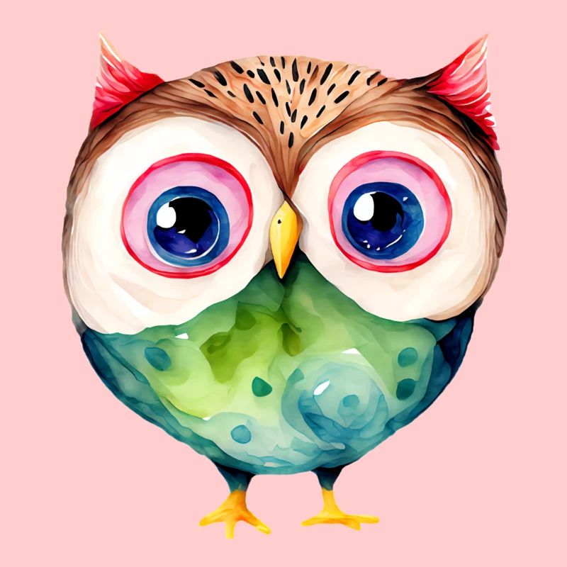 Eule - ein schöner Vogel, ein Symbol der Weisheit