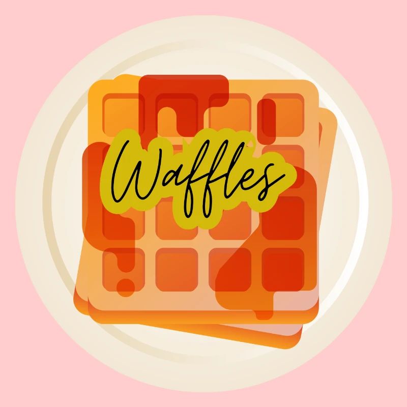 Breakfast waffles