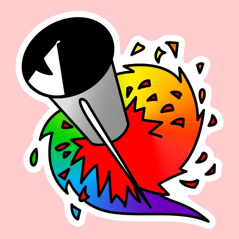 Rainbow Rocket : Sticky Queer Pride