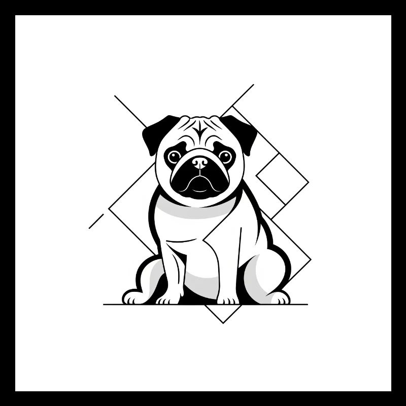 Mops Sitz