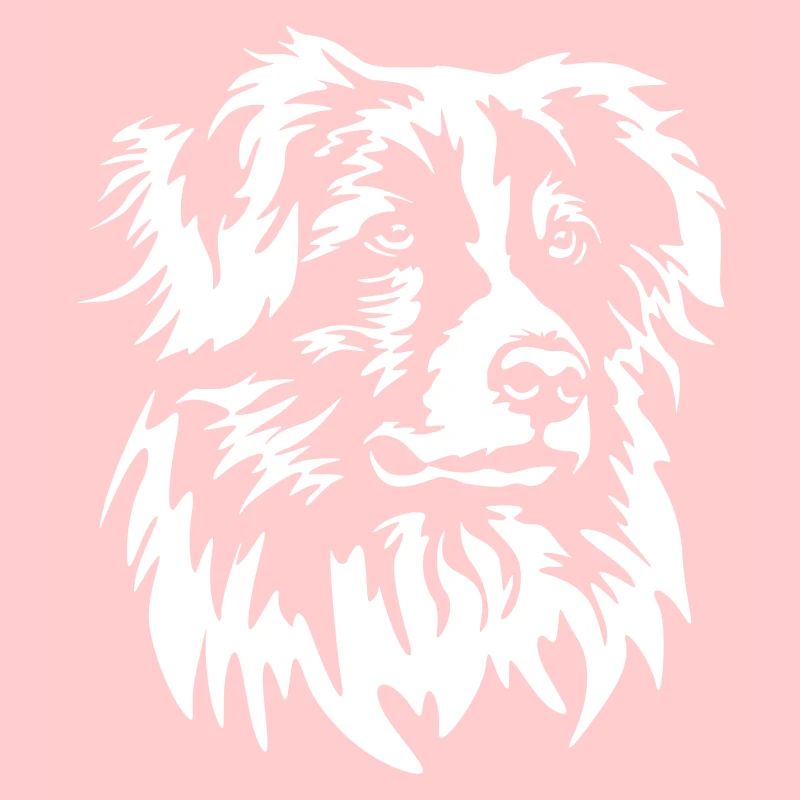 Australian Shepherd Kopf "Black Edition"