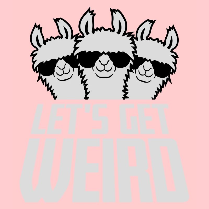 Let's Get Weird 3 Lama Freunde Team Sonnenbrille