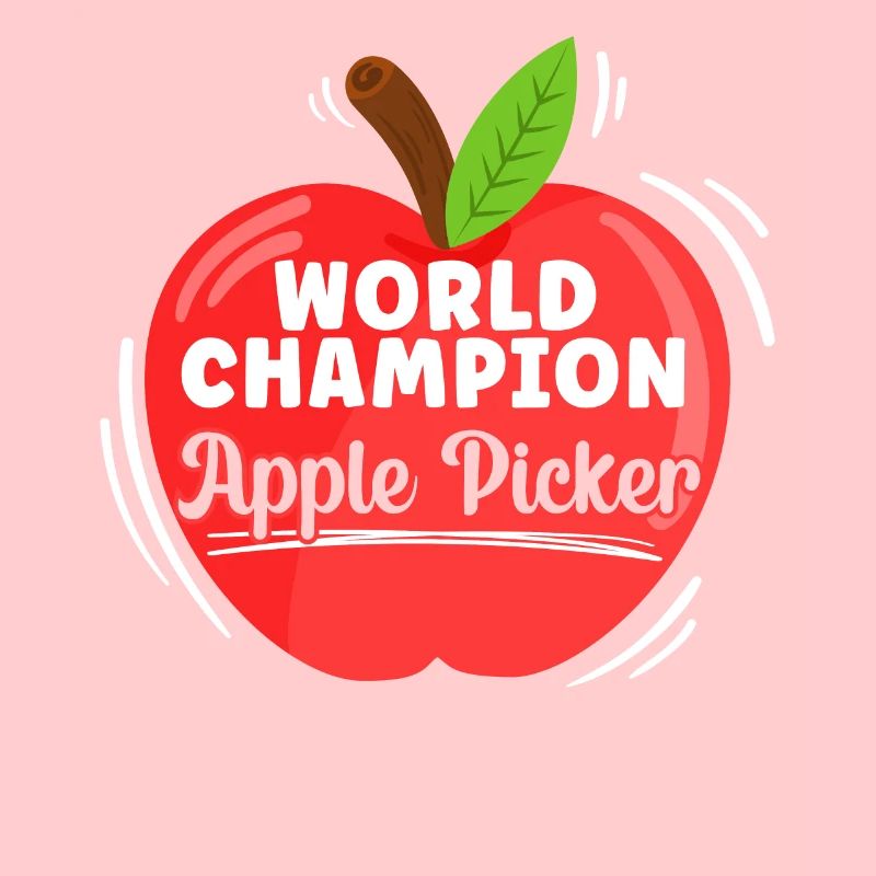 World Champion Apple Picker Apple Fruit Lover