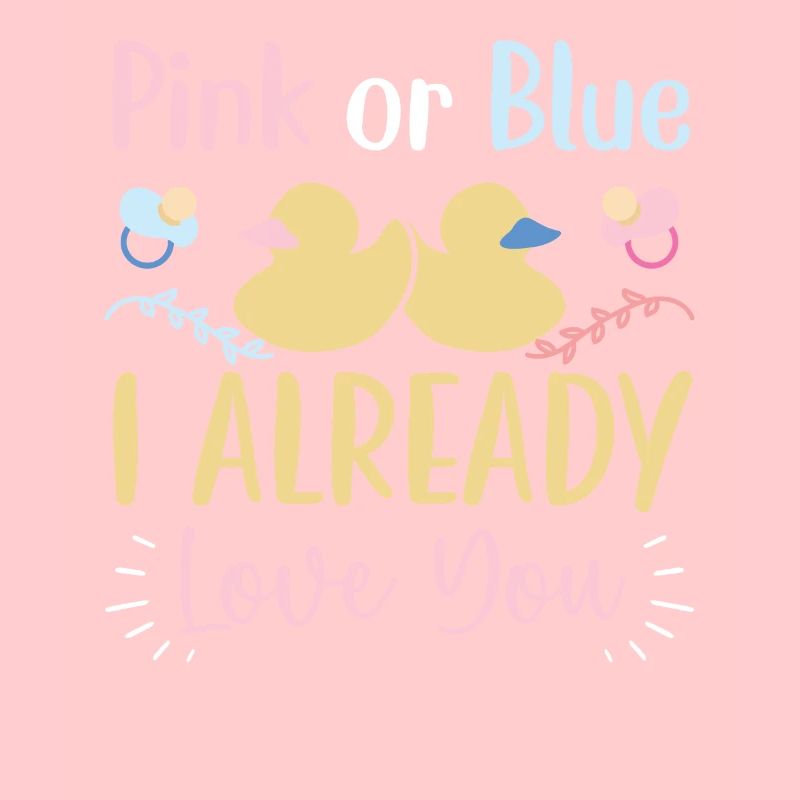 Rosa oder Blau Ich liebe dich bereits Geschlecht offenbaren