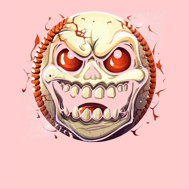 Baseball Halloween Süßes oder Saures Baseballspieler