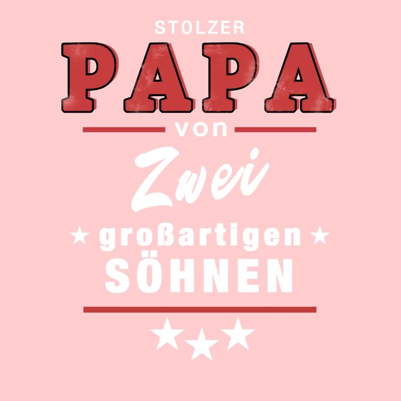 stolzer Papa Söhnen Familie