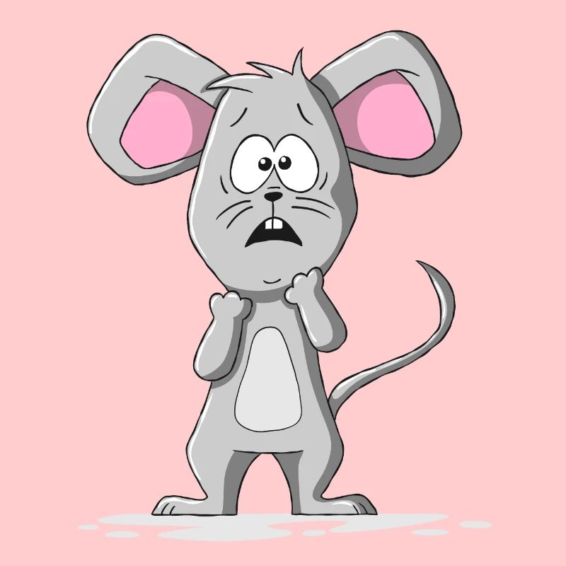 Souris anxieuse