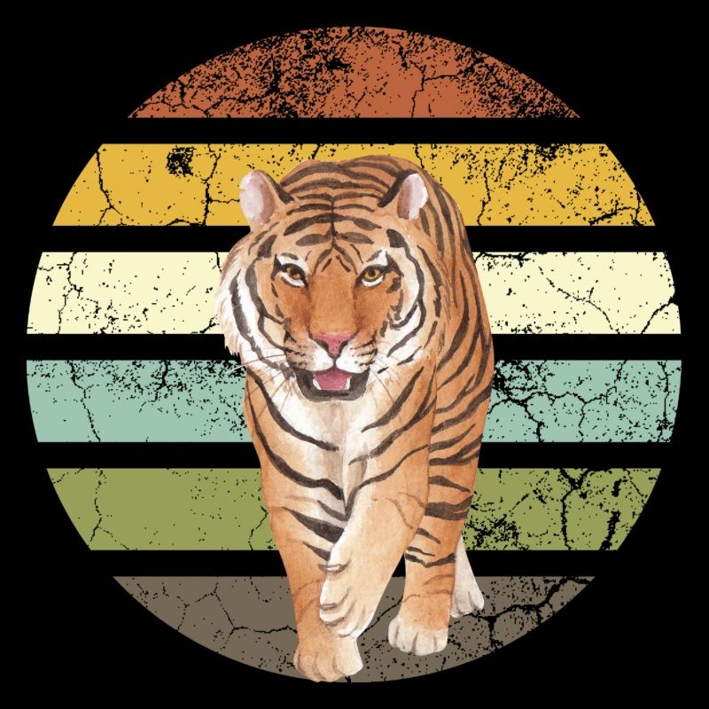 Tiger Retro Design