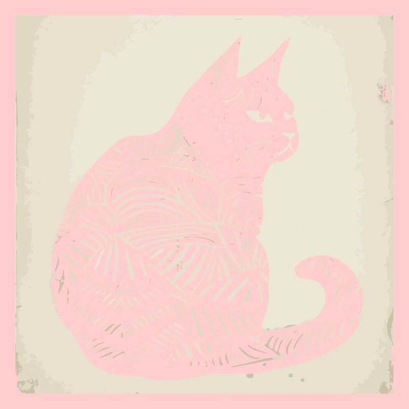 Chat noir chaton chaton Punt ronronner