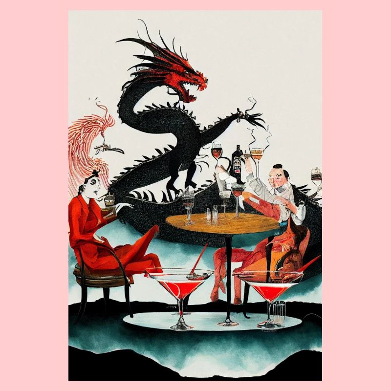 Drache Chinesisch Lounge