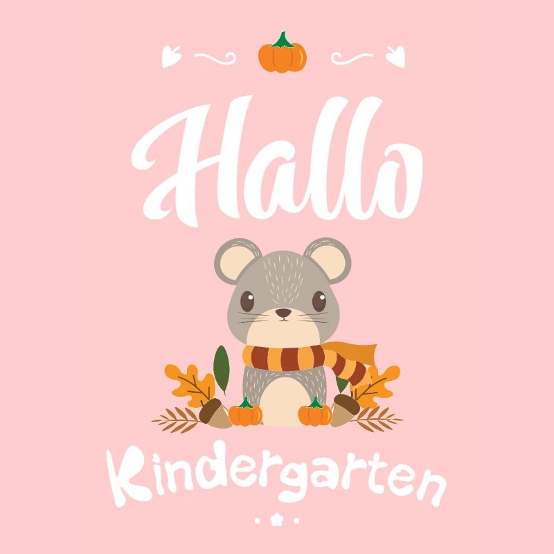 süßes Maus Design mit Herbstmotiven