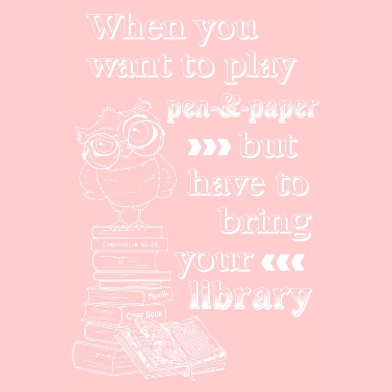 Bücherei Rollenspiele Bücher Eule Illustration